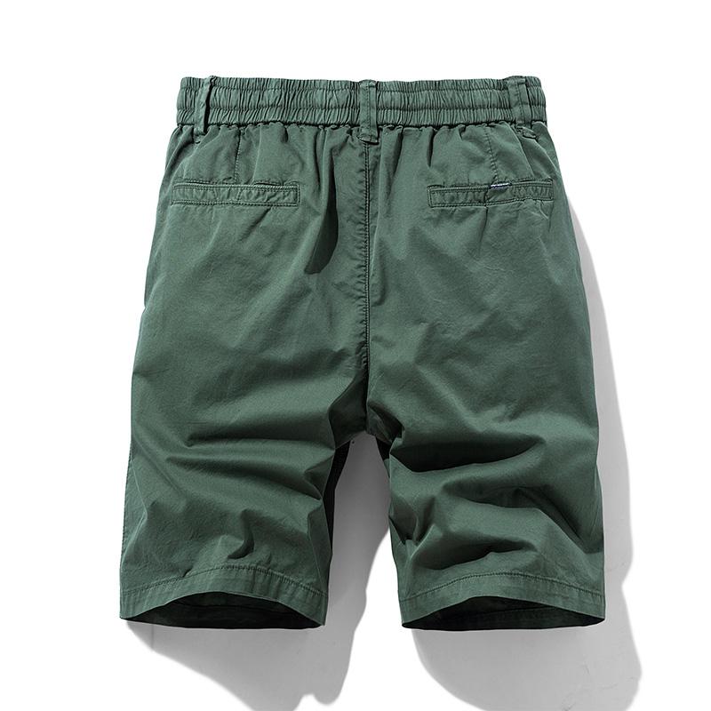 Pánské letní outdoorové pracovní šortky JAYSCE módní volné prodyšné kapesní capris ležérní mikroelastické pevné kalhoty cargo