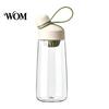 Wide Mouth Hydration Flask Tritan Plastic Water Bottle, with Leak Proof Lid, 600ml Capacity, Fast Commuter Bottle Drinking Spout Sports for