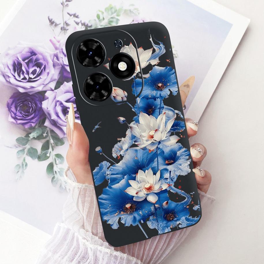 For Tecno Spark Go 2024 Case Spark 20 20C Shockproof Cover Fashion Butterfly TPU Soft Silicone Phone Shell For Tecno Pop 8 Funda