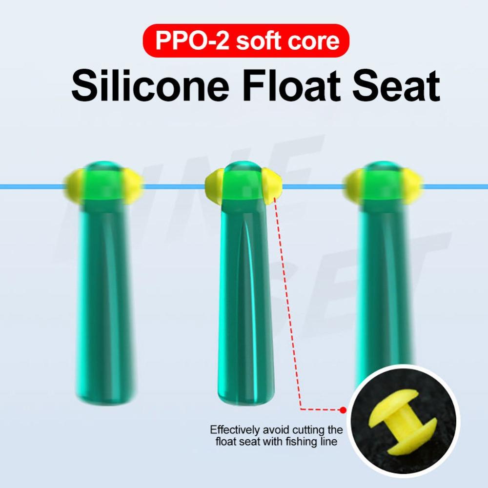 Silicone Strong Silicoen Float Seat Fishing Drifting Holder Bobbers Fishing Accessories