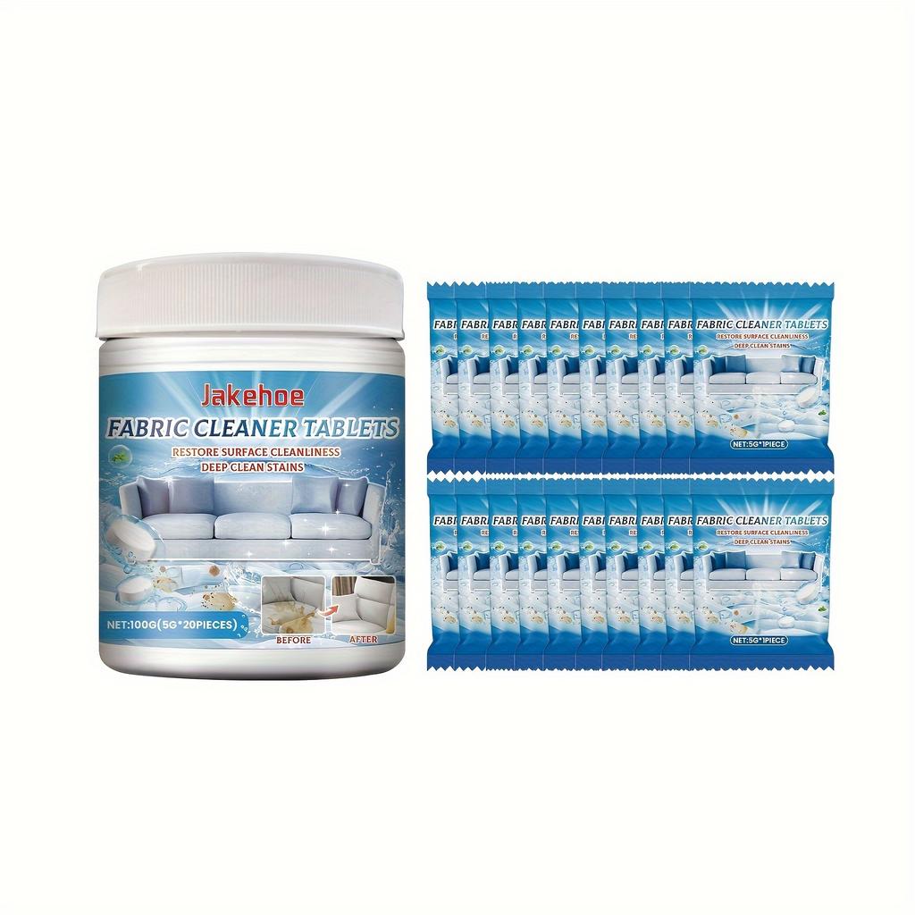 Fabric Sofa Cleaner Tablets,Multi-Effect Stain Remover and Fabric Renewal for Leather and Upholstery Care,Indoor Use-Powder Form