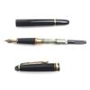 Very Good MONTBLANC fountain pen Meisterstück Classic white star Black gold 14K Used