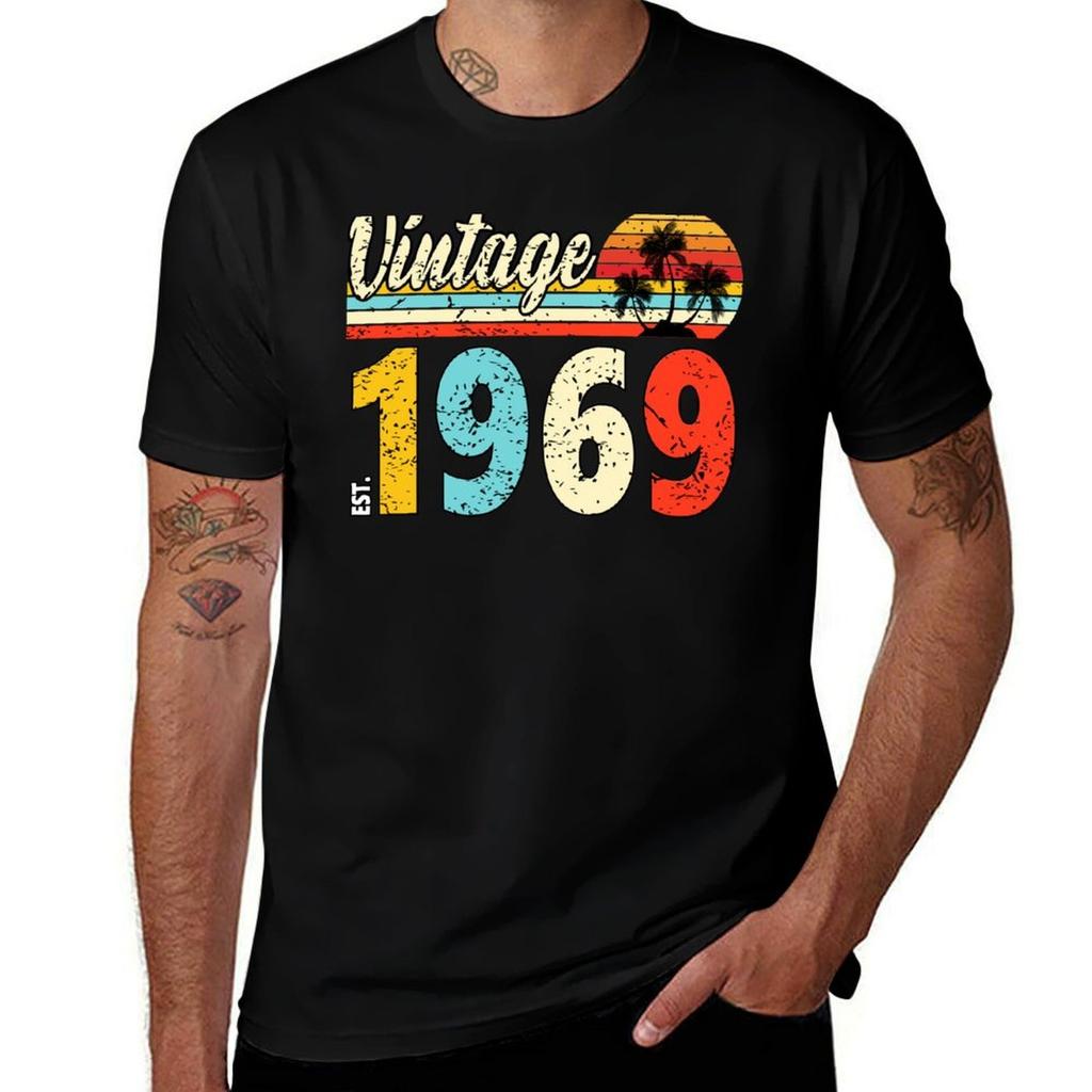 53 Year Old Vintage 1969 Limited Edition 53th Birthday Retro Birthday 1969 TShirt Casual Loose Short Sleeve Tee For Unisex