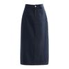 Gonna midi snellente Yi Fei da donna in Tencel e Lino, Estate 2026