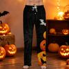 Men's Halloween Print Drawstring Lounge Pants Casual Sleepwear with Elastic Waistband and Relaxed Fit Suitable for Indoor and Outdoor Wear