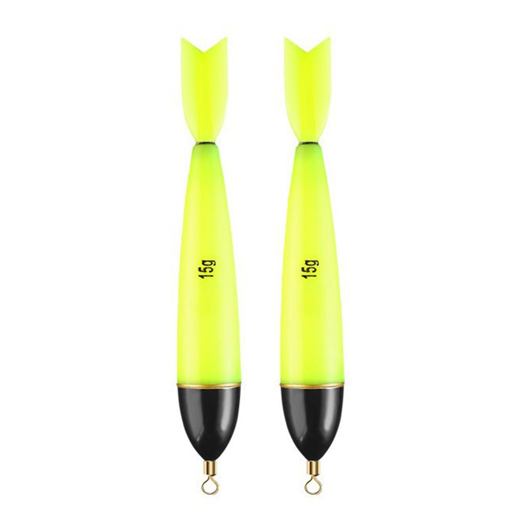 2 Teile/paket Elektronische Schwimmkörper Felsen Angeln Durch Leuchtende Schwimmkörper Elektronische Helle Nacht Angeln Schwimmkörper