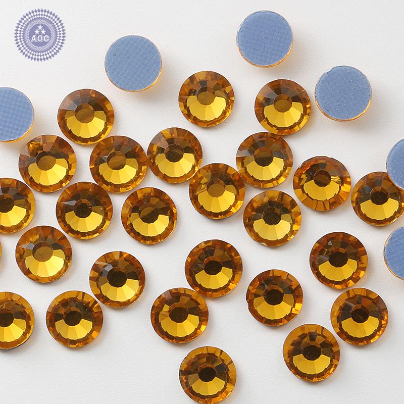 Color Summary Clothes Imitation Austrian Hot Diamond Clothes Diamond Dance Clothing Diamond Xiuhe Clothing Diamond Flat Bottom Diamond Accessories