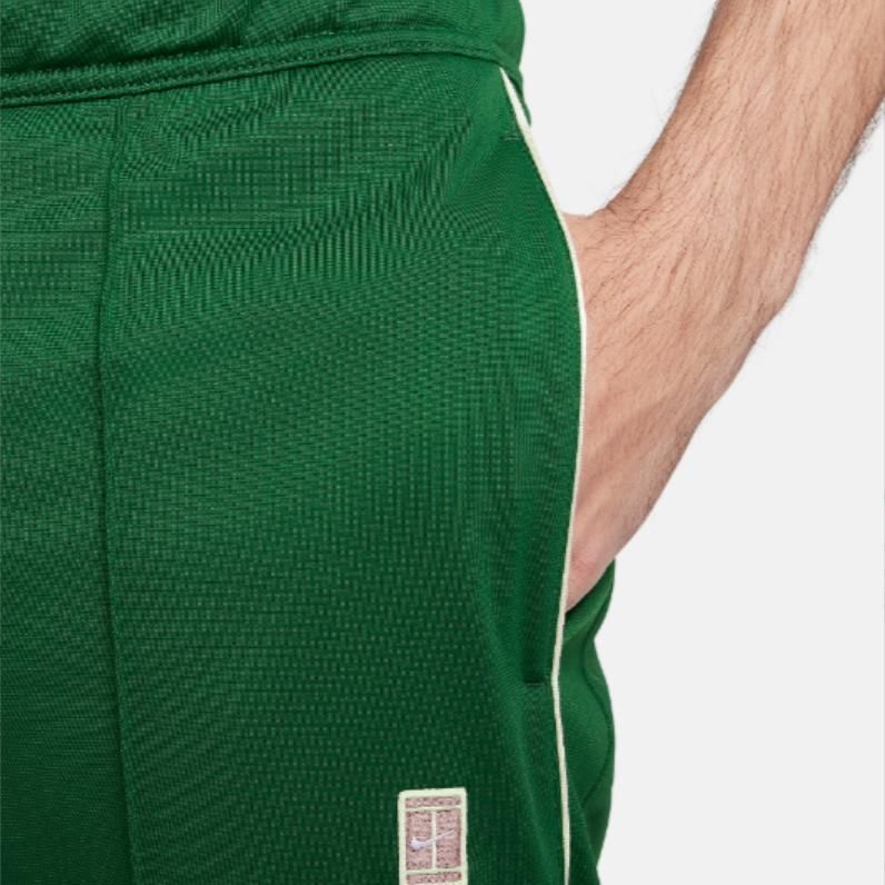 Nike Logo Embroidered Lace-Up Casual Knitted Sports Pants Men bottoms Green DC2567-341