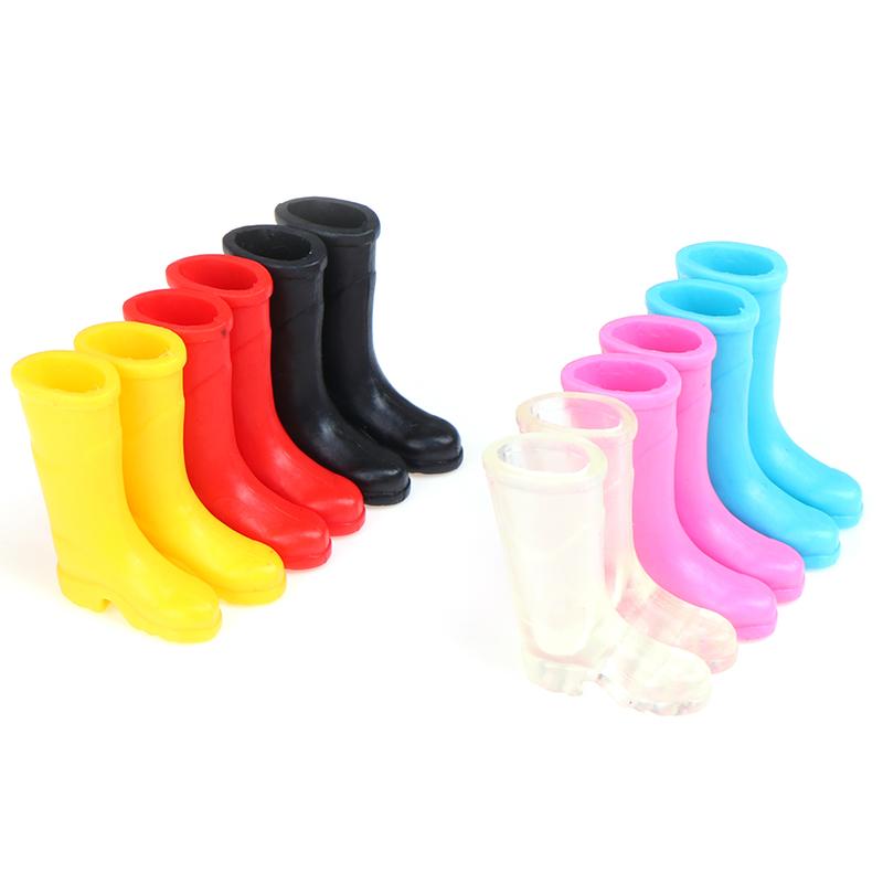 Dollhouse Decoration Mini Colorful Rain Boots Miniature Dolls Accessories 1/12