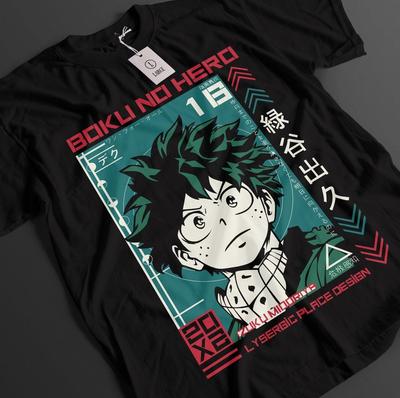 My Hero Academia Μπλούζα Deku Μπλουζάκι Bakugo All Might Τοπ Todoroki MHA Unisex Μπλουζάκι