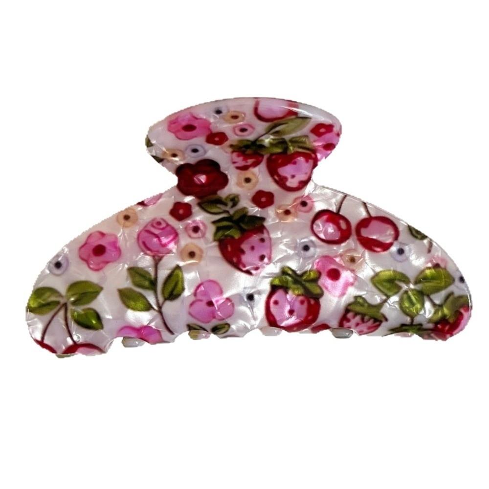 Sweet Hair Claw Clip Retro Floral Hair Accessories Fashion Hairpin  Girls Gifts