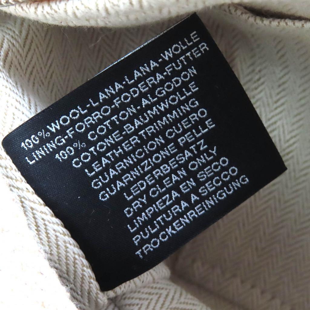 Pristine HERMES Pouch BRIDE A BLACK PM OC Serie Button Handbag wool Women Used