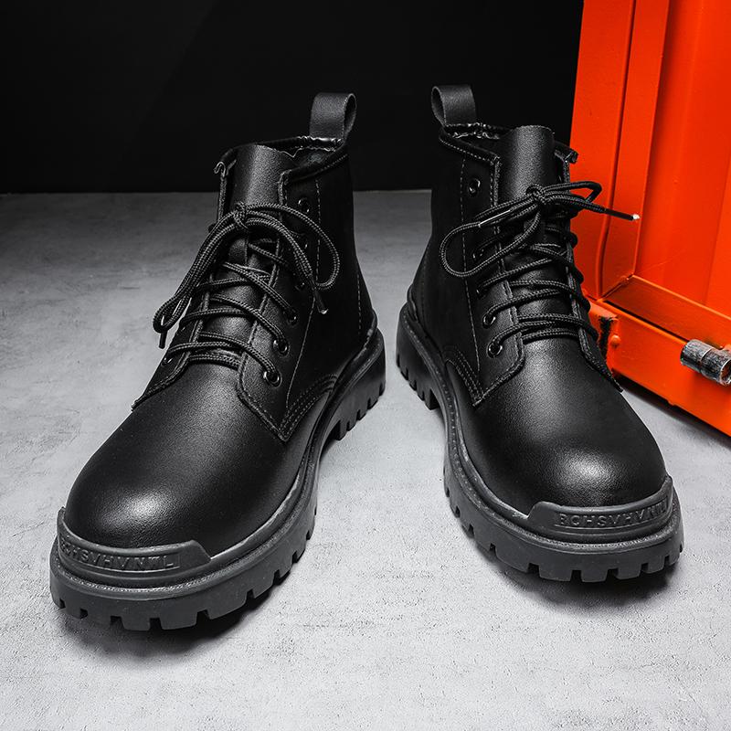 Pánské nové kožené outdoorové sportovní boty Boty pro volný čas Business Kožená deska Boty Boty