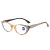 Anti-Blue Light Reading Glasses Women's Trend Frame Reading Glasses Eye Protection Presbyopia Eyeglasses +1.0 To +4.0