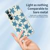 For Samsung Galaxy A36 5G Case Blue Turtle Pattern Printing Straight Edge TPU Phone Back Cover