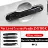 Pour Toyota Land Cruiser 250 2024, 1958, poignées de porte extérieures, couvercle de décoration, LC250, accessoires extérieurs améliorés, chromage, tu