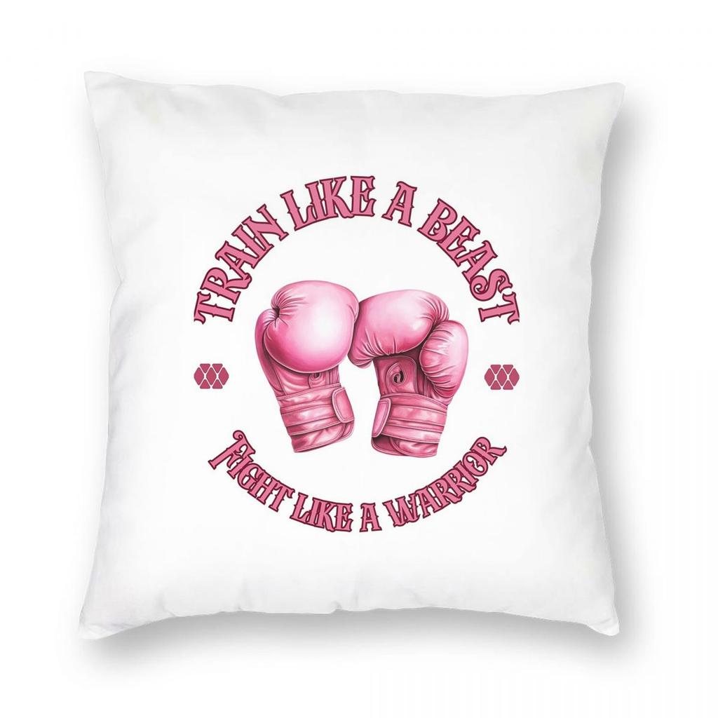 Red Boxing Gloves Such As Heart Square Pillowcase Pillow Cover Cushion Throw Pillow for Home Bedroom Car
