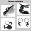 Universal Motorcycle Mirrors 3 Inch Round Folding Bar End Side Mirror Rearview Mirror For 22MM Handlebar
