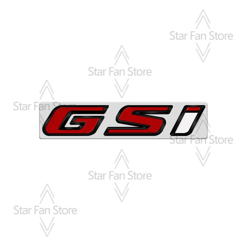 Metal GSI Badge 3D Stickers Car Trunk Body Emblem Decal Styling For Opel Adam Meriva Insignia Mokka Zafira Junior Vauxhall VXR