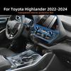 For Toyota Highlander 2024   Interior Film Transparent TPU Gear Panel Center Console Protection Sticker