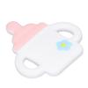 Baby Teether Cartoon Bottle Shape One Piece Soft Flexible Baby Silicone Teether Baby Teething Chew Toys
