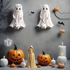 Halloween Ghost Silicone Candle Mold Doll Shape Resin DIY Skull Wizard Candlestick Plaster Gothic Decor