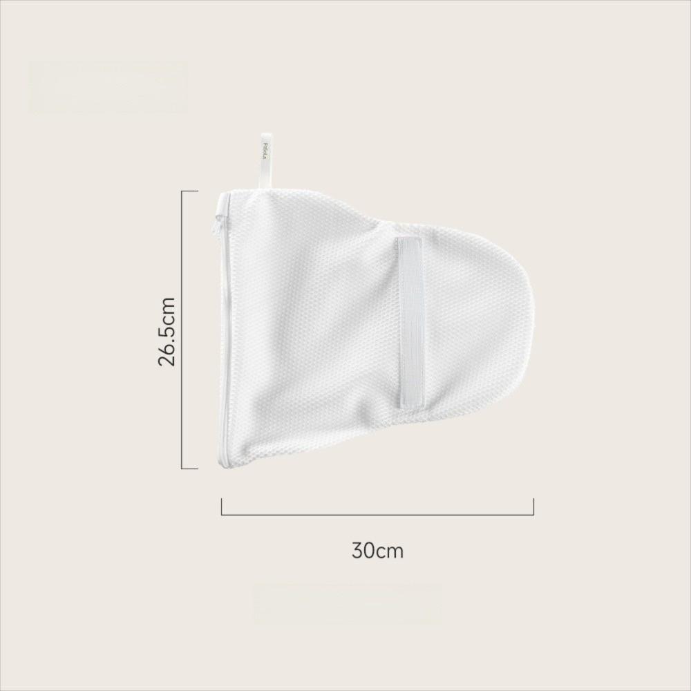 Zipper Closure Hat Washing Protector Mesh Structure Hat Laundry Bag  Machine Washing