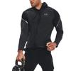 Under Armour Herren RUSH HeatGear Kapuzenpullover mit durchgehendem Reißverschluss Schwarz 1366170-001