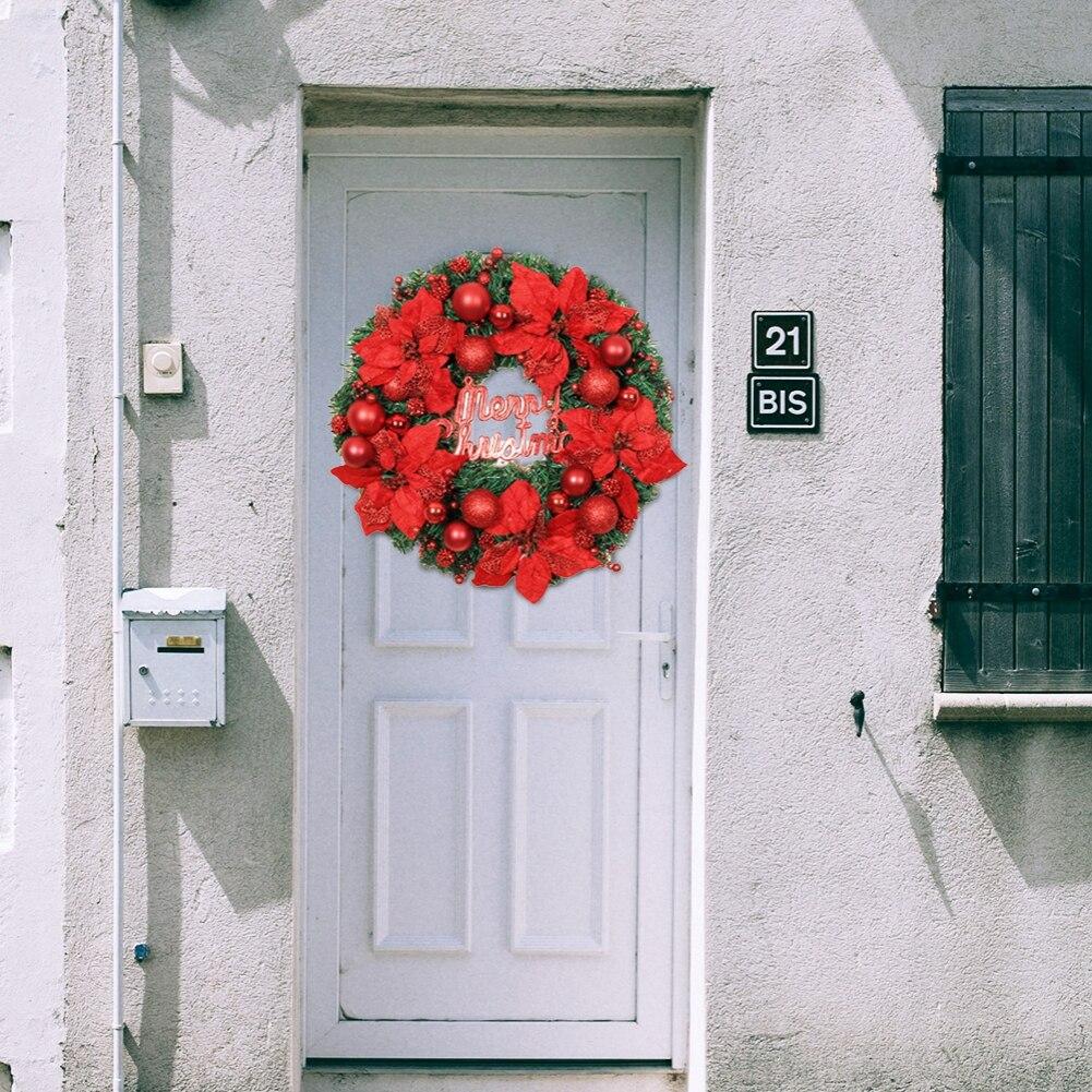 Vánoční věnec Vánoční dekorační věnec pro nástěnnou výlohu