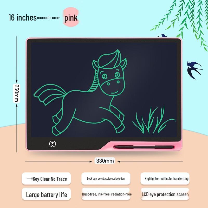 16-inch Rechargeable LCD Drawing Tablet for Kids