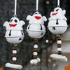 Ghostly Resin Aeolian Bell Ornament Halloween Bell Hanging Decorations For Door Entryway Window Wall Holiday Decoration