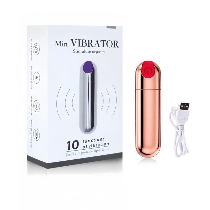 Wireless USB Rechargeable 10-Speed Bullet Vibrator & Anal Massager