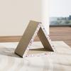 Foldable Triangles Cat Scratching Board Scratcher Cardboard Thicken Corrugated Paper Cat House Pet Grinding Claw Cardboard