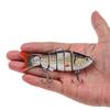 10cm 17g Fishing Lure 6 Segment Attractive Plastic Simulation Multi Jointed Hard Bait for Fishing Lover