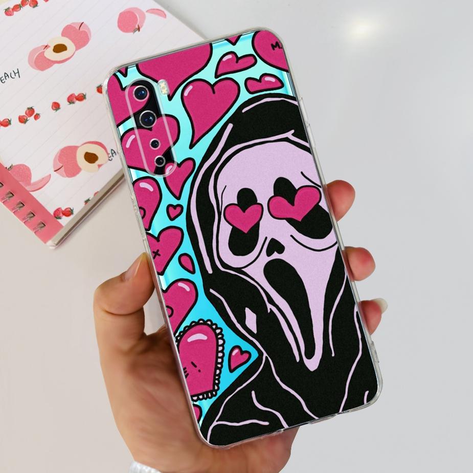 For OnePlus Nord Case AC2001 AC2003 Stylish Painted Cover Soft Siliicone Phone Case For Oneplus 8 Nord 5G One Plus Z Back Shell