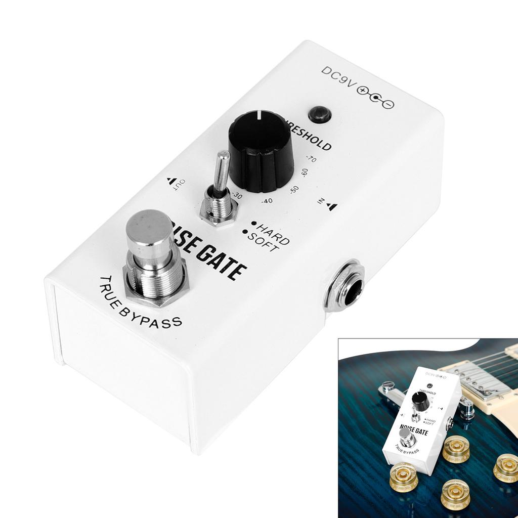 Guitar Noise Gate Effect Pedal Noiser Effects Pedal for Electric Guitar Noise Gate Suppressor Effect Pedal True Bypass