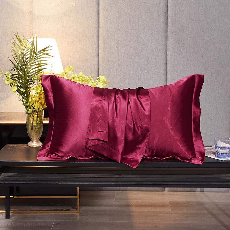 Silky Ice Satin Pillowcase - Imitation Silk