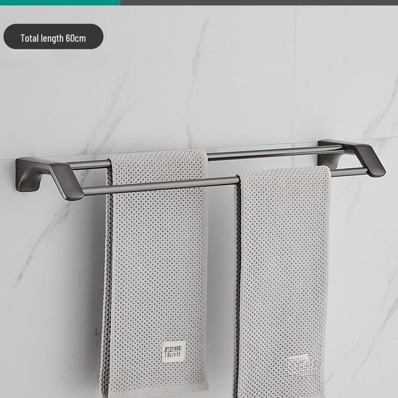 olevo Doppelstangen-Edelstahl-Handtuchhalter