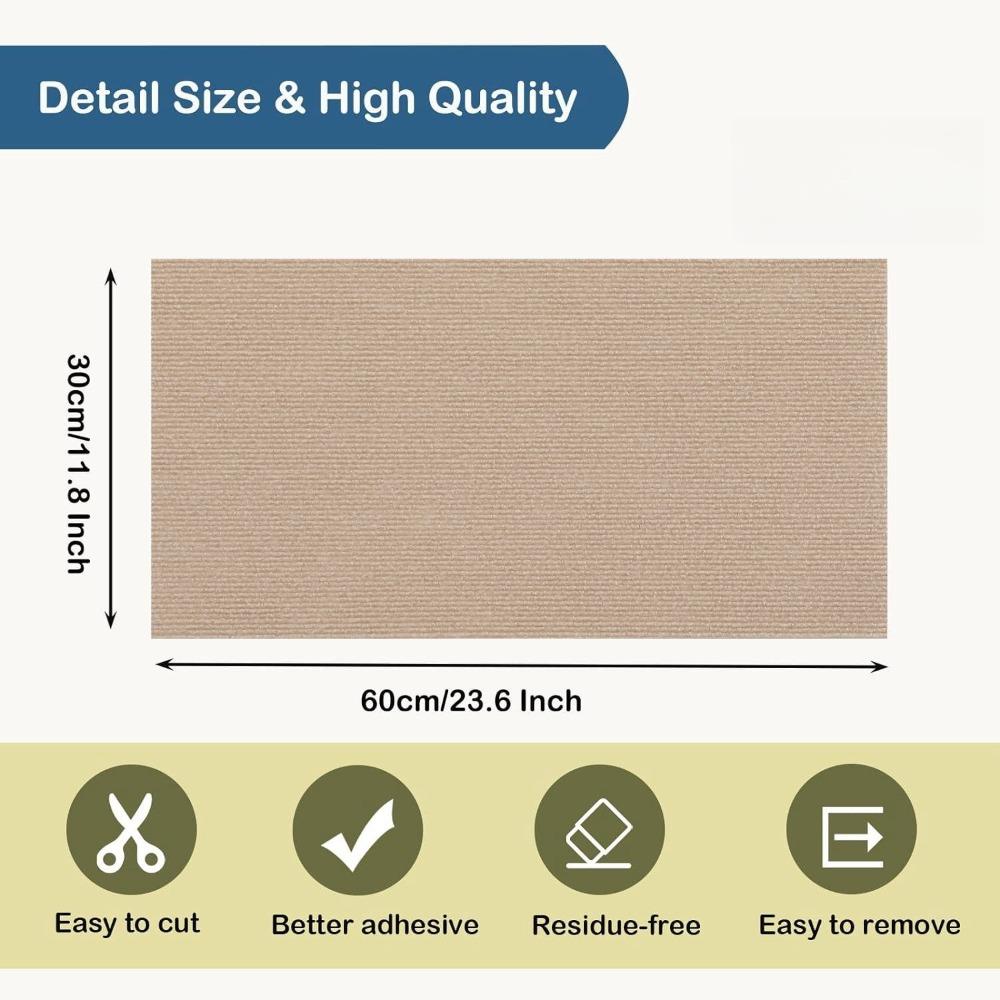 Self-adhesive Cat Scratching Mat Board Sofa Furniture Protector Claw Care Cat Scratching Board Trimmable Recyclable