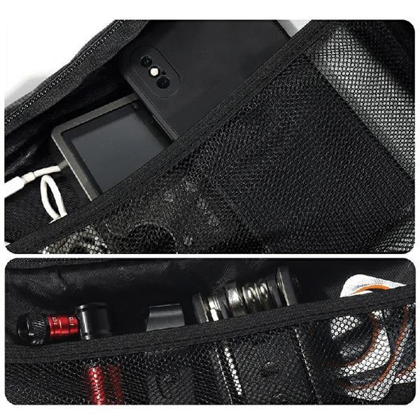 Wildman Etui/Sakwa Na Ramę Roweru Es19   1L Uchwyt Rowerowy Czarna/Black