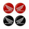 Pair 3D Motorcycle Modified Car Sticker Metal Aluminum Round Decal Motorcycle Stickers For Honda CRF CB CR XR CRM CBR