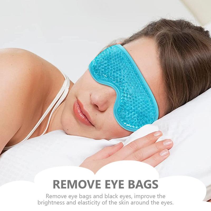 PVC Gel Eye Mask for Eyes Blackout Ice Bag Fatigue Relief Cooling Pads Summer Packs Travel Eye Care Health