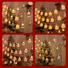 Fahion 1.5M 10LED Christmas LED String Warm Light Colorful Festival Lamp DIY Santa Claus Snowman LEDLights String New Year