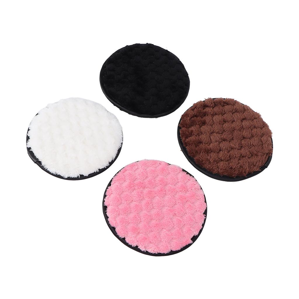 4 Stück Wiederverwendbare Make-up-Entferner-Pads Superfein Gesichts-Make-up Reinigungs-Puff Make-up-Werkzeug