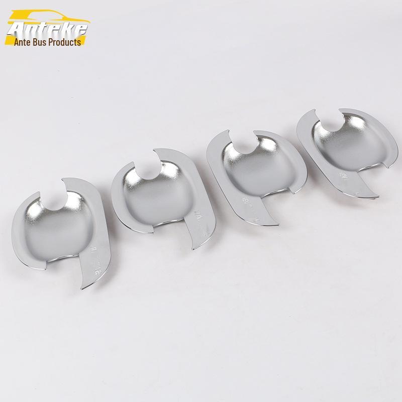 Lavida Door Bowl Decorative Frame: Scratch-Resistant Electroplated Protective Cover Patch (15 units)