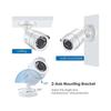 System monitoringu wideo - BAZARLAND30 - ZOSI - 4 kamery - Dysk twardy 2 TB - Widoczność w nocy IP66