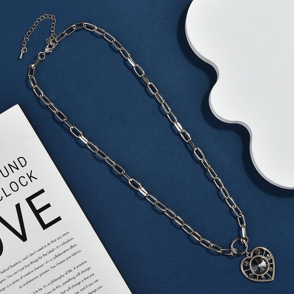 Simple Round Letter Women's New Brand Versatile Mixed Accessories Pendant Necklace