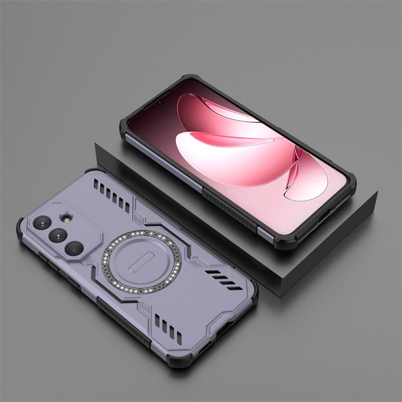 Armor Case For Samsung Galaxy S25 FE Magnetic Adsorption Wireless Charge Back Cover Samsung S25 FE Case For Samsung S25 FE Case