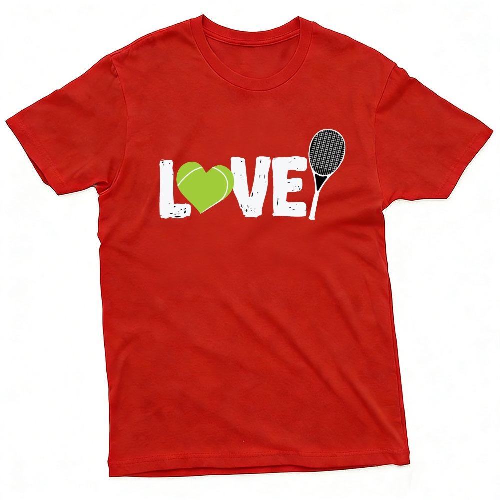 Tennis Love Graphic Tshirt Vintage Distressed Print Short Sleeve Tee Casual Sports Tennis Lover Gift Cotton Daily Wear Tops
