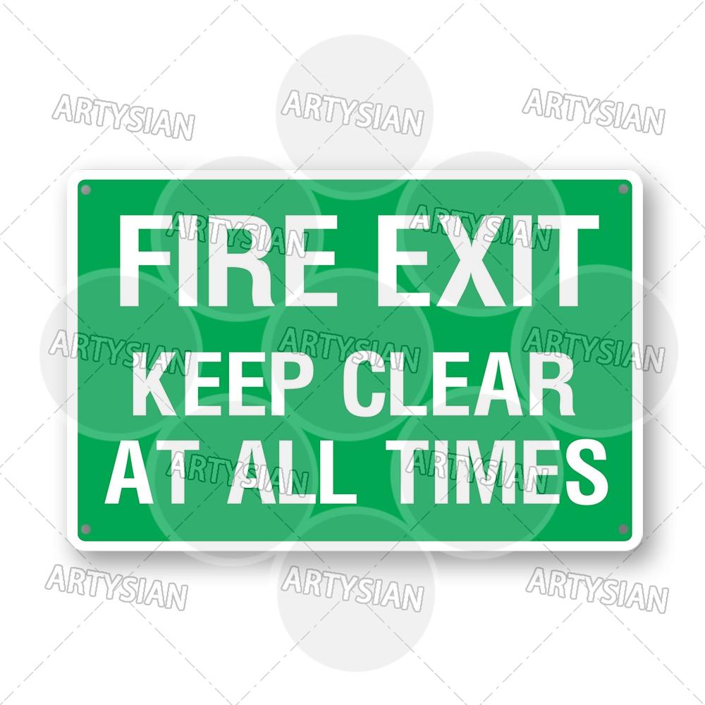 Fire Safety Metal Sign Flammable Warning Emergency Exit Escape Alarm Extinguisher Instruction Signage Assembly Hose Reel Plaque